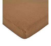 American Baby Company Fitted Portable/Mini-Crib Sheet, 100% Natural Supreme Cotton Jersey Knit,Chocolate, Soft Breathable, for Boys and Girls