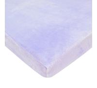 American Baby Company Heavenly Soft Chenille Fitted Mini Crib Sheet 24" x 38", Warm and Cozy Chenille Portable Sheet, Lavender, for Boys and Girls, Fits Most Pack N Play Mattresses