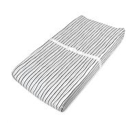 American Baby Company Printed 100% Natural Cotton Jersey Knit Fitted Contoured Changing Table Pad Cover,Works with Travel Lite Mattress, Silver Black Stripe, Soft Breathable, for Boys and Girls