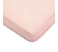 American Baby Company Supreme 100% Natural Cotton Jersey Knit Fitted Crib Sheet for Standard Crib and Toddler Mattresses, Blush Pink, Soft Breathable, for Girls