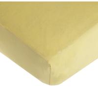 American Baby Company Supreme 100% Natural Cotton Jersey Knit Fitted Crib Sheet for Standard Crib and Toddler Mattresses, Maize, Soft Breathable, for Boys and Girls