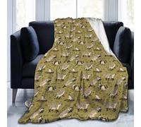 American Badgers Blanket Badgers Gifts Badgers Throw Blanket for Travelling Camping Soft Blanket Birthday Gifts for Women Men Kids 50x40 Inches