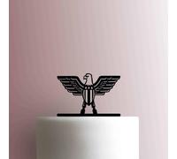 American Bald Eagle Acrylic Cake Topper 3mm Thick Premium Laser Cut Cake Decoration for Birthday, Wedding, Baby Shower & Party Cakes Durable Reusable