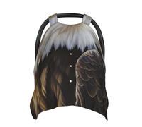 American Bald Eagle Baby Car Seat Cover Soft Baby Nursing Cover Infant Carseat Stroller Cover for Girls and Boys