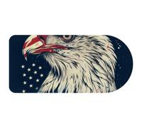 American Bald Eagle Pattern Mouse Pad Gaming, 29.1 x13.8 inch Long Computer Keyboard Mouse Mat Non-Slip Base, Large Desk Pad for Gamer Office Home