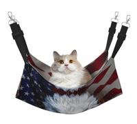 American Bald Eagle Pet Cage Hammock,Warm Pet Hammock,Soft Hanging Cat Bed Mat Winter Warm