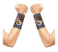 American Bald Eagle Print Carpal Tunnel Wrist Support Comfortable Wrist Guard Sweat Band