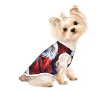 American Bald Eagle Print Pet T-Shirt, Sleeveless Pullover Vest For Small Puppy Kitten Indoor Outdoor Wear