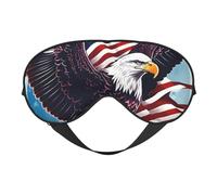American Bald Eagle Print Sleep Eye Mask Outdoor Indoor Travel Camping Meditation Yoga Shift Work Breathable