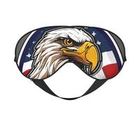 American Bald Eagle Print Sleep Mask Silk-Like Eye Mask Sleeping Eye Mask for Women Men for Travel Sleep Relaxation