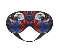 American Bald Eagle Print Sleep Mask, Soft Breathable Eye Cover for Travel, Shift Work & Meditation