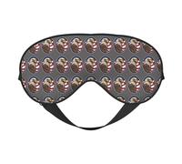 American Bald Eagle Print Soft Eye Mask Lightweight Sleep Aid Breathable Blackout Travel Nap Yoga Meditation