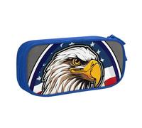 American Bald Eagle Print Stationery Bag Lightweight Pen Pouch School College Office Travel Boys Girls Adults