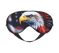 American Bald Eagle Print Stylish Eye Mask Lightweight Travel Yoga Nap Meditation Camping Work Relaxation
