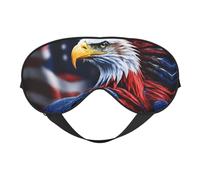 American Bald Eagle Sleep Eye Mas Updated Design Light Blocking Night Eye Blinder Men Women Shift Work Travel