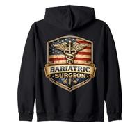 American Bariatric Surgeon Caduceus Metabolic Surgery USA MD Zip Hoodie