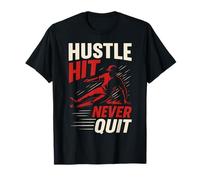 American Baseball Drip Patriotic for Boys Ball and Bat Youth T-Shirt