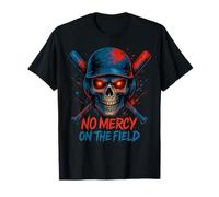 American Baseball Drip Patriotic Skull for Boys Youth T-Shirt
