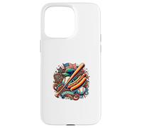 American Baseball Spirit Culture Graphic - S28 Case for iPhone 15 Pro Max