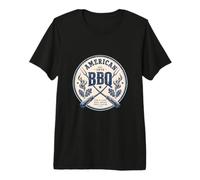 American BBQ Vintage Style Design Premium T-Shirt