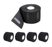 American Beauty Supply - Disposable Barber Neck Strips for Hair Cutting & Shaving - Soft, Stretchable & Hygienic Neck Paper-Black, Red & White Color Options (500, Black)