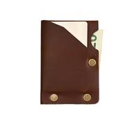 American Bench Craft Ranger Wallet - Full Grain Leather Minimalist Wallet - Slim Leather Wallet - Made in USA, Brown, 2.875" x 4.125" x 0.25", Minimalist