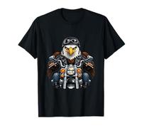 American Biker Eagle Freedom Rider Art T-Shirt