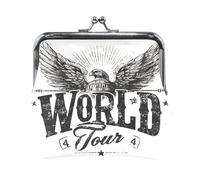 American Bird World Tour Fashion Women's Small Leather Coin Purse Wallet Convenient Makeup Bag Change Purse for Men Women Travel monederos de mujer para monedas