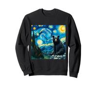 American black bear Vincent van Gogh Sweatshirt