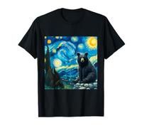 American black bear Vincent van Gogh T-Shirt
