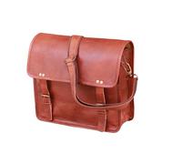 american blue Large Size Genuine Leather Handmade Motorcycle Side Bag| Leather Motorcycle Bag | Leather Bike Bag, Motorcycle Side Saddle Bag | Travel Bag | Carrier for All Bike