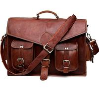 american blue Leather Messenger Bag Laptop Briefcase Satchel Bag Office Briefcase College Bag School