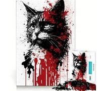 American Bobtail Portrait Jigsaw for Adults 1000 Pieces Think Skill Game High Precision Die Cut Entertaining Challenge for Spare Time (50x75cm)