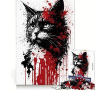 American Bobtail Portrait Jigsaw Puzzle 1000 Piece for Teenagers Focus Training Peaceful Escape Tight Join Thoughtful Gift (38x52cm)
