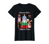 American Born Bulgarian Roots Black Womens African T-Shirt