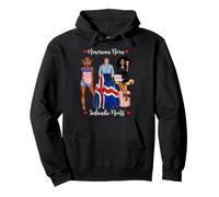 American Born Icelandic Roots Black Womens African Pullover Hoodie