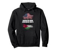 American Born Jordanian Roots America Jordan Heritage Pullover Hoodie