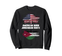 American Born Jordanian Roots America Jordan Heritage Sweatshirt