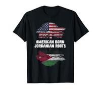 American Born Jordanian Roots America Jordan Heritage T-Shirt
