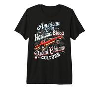 American Born Mexican Blood Lowriders Chicano Proud Culture Premium T-Shirt