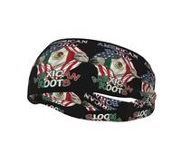 American Born Mexican Roots Flag Headbands for Women and Men | Breathable Fabric Keeps You Cool, Sweat Control Ensures Comfort, Stylish Fit For Running, Gym, And Yoga