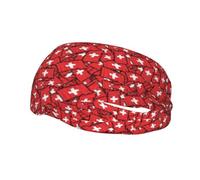 American Born Mexican Roots Flag Headbands for Women and Men | Breathable Fabric Keeps You Cool, Sweat Control Ensures Comfort, Stylish Fit For Running, Gym, And Yoga