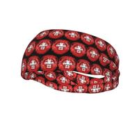 American Born Mexican Roots Flag Headbands for Women and Men | Breathable Fabric Keeps You Cool, Sweat Control Ensures Comfort, Stylish Fit For Running, Gym, And Yoga