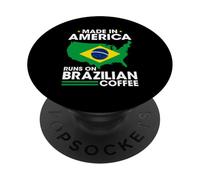 American Brazilian Brasil Culture Pride Brazil Heritage PopSockets Adhesive PopGrip
