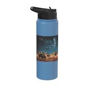 American Buffalo Cosmic Desert Galaxy Art Stainless Steel Insulated Water Bottle