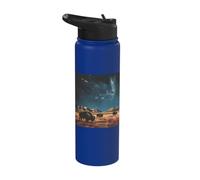 American Buffalo Cosmic Desert Galaxy Art Stainless Steel Insulated Water Bottle