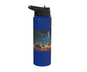 American Buffalo Cosmic Desert Galaxy Art Stainless Steel Insulated Water Bottle