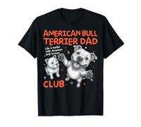American Bull Terrier Dad Club Dog Dad Men Father's Day T-Shirt