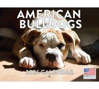 American Bulldog Calendar 2026 Monthly