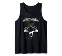 American Bulldog Dad Mountain Sunrise Adventure Life Tank Top